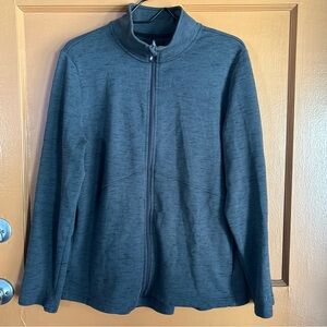Skechers Performance Women's Go Walk Full Zip Fleece Jacket Sz XL Gray Pockets